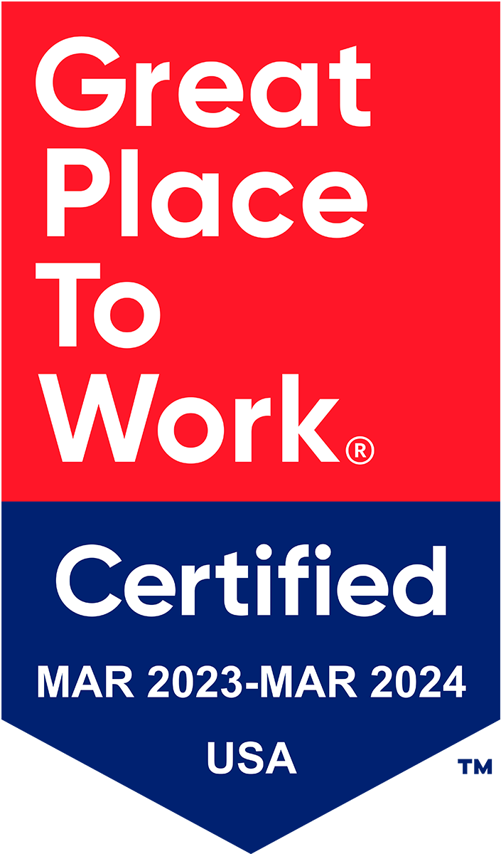 Great Place to Work Certified - Mar 2023-2024